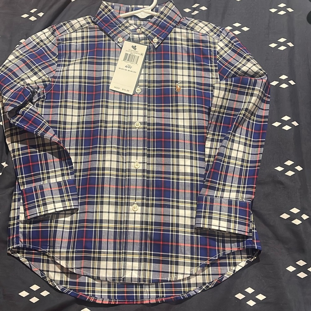 Polo by Ralph Lauren Button Down Shirt! Toddler 4T